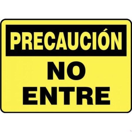 Accuform BILINGUAL Safety Sign SPANISH SBMEQM176XT SBMEQM176XT